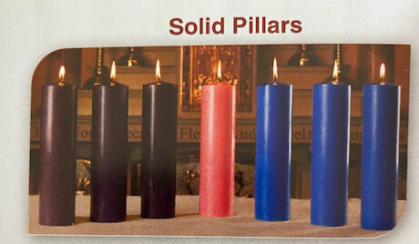 Advent Pillar Candles