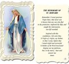 Memorare Holy Card
