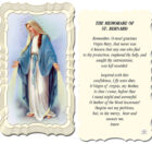 Memorare Holy Card