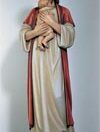 Jesus with New Born Child Statue