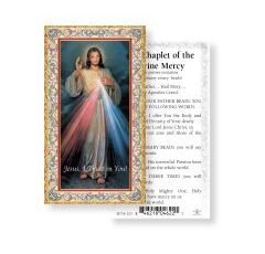 Divine Mercy Holy Cards