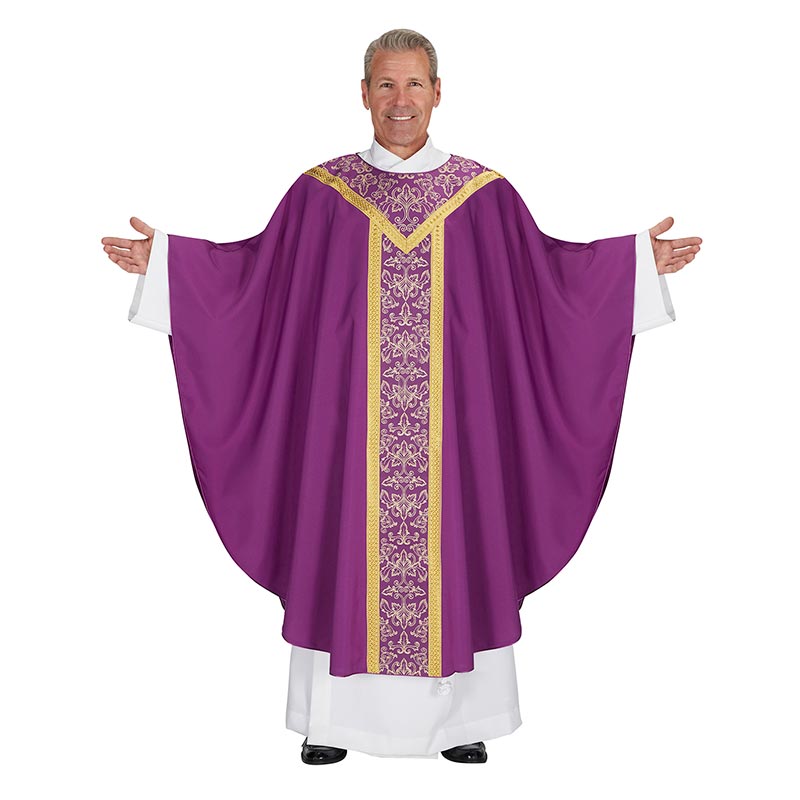 Chasuble J0107 Four Colors Available McKay Church Goods