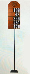 Floor Hymn Board