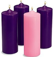 Advent Pillar Candles