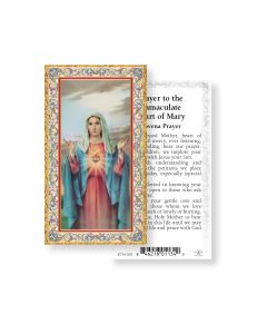 Immaculate Heart of Mary Holy Cards