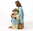 Jesus with Children Statues