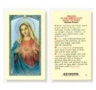 Immaculate Heart of Mary Holy Cards