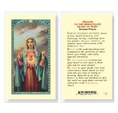 Immaculate Heart of Mary Holy Cards