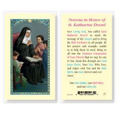 Saint Katharine Drexel Holy Card