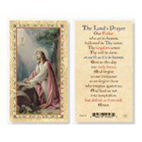 The Lord's Prayer Holy Card