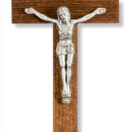8" Wood Crucifix