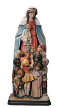 Our Lady with Children Statue