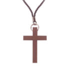 Wood Cross Necklace