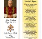 Pope Leo XIV Bookmark