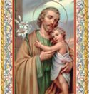 St. Joseph Holy Card
