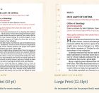 Liturgy of the Hours Font Size