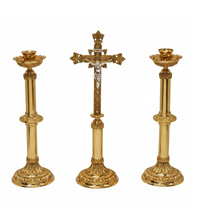 Brass Candlestick Set
