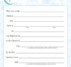 Baptism Certificates